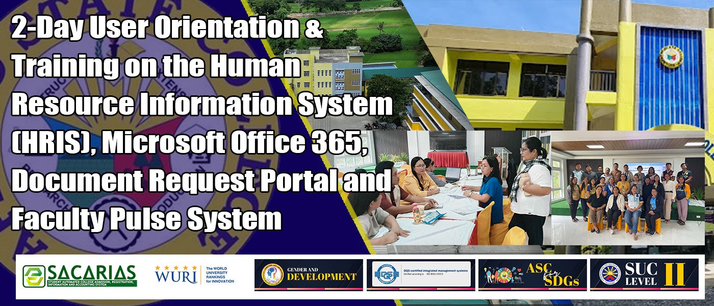 User Orientation & Training on the Human Resource Information System(HRIS), Microsoft Office 365, Document Request Portal and Faculty Pulse System